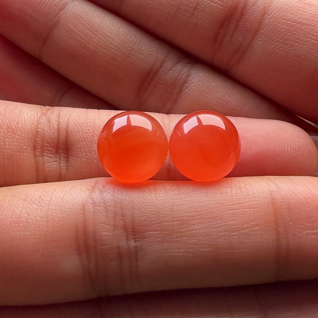 南红玛瑙圆珠10.6未镶嵌