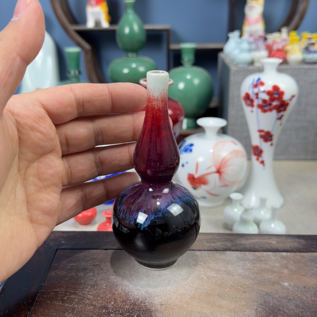 陶瓷手工小花器摆件