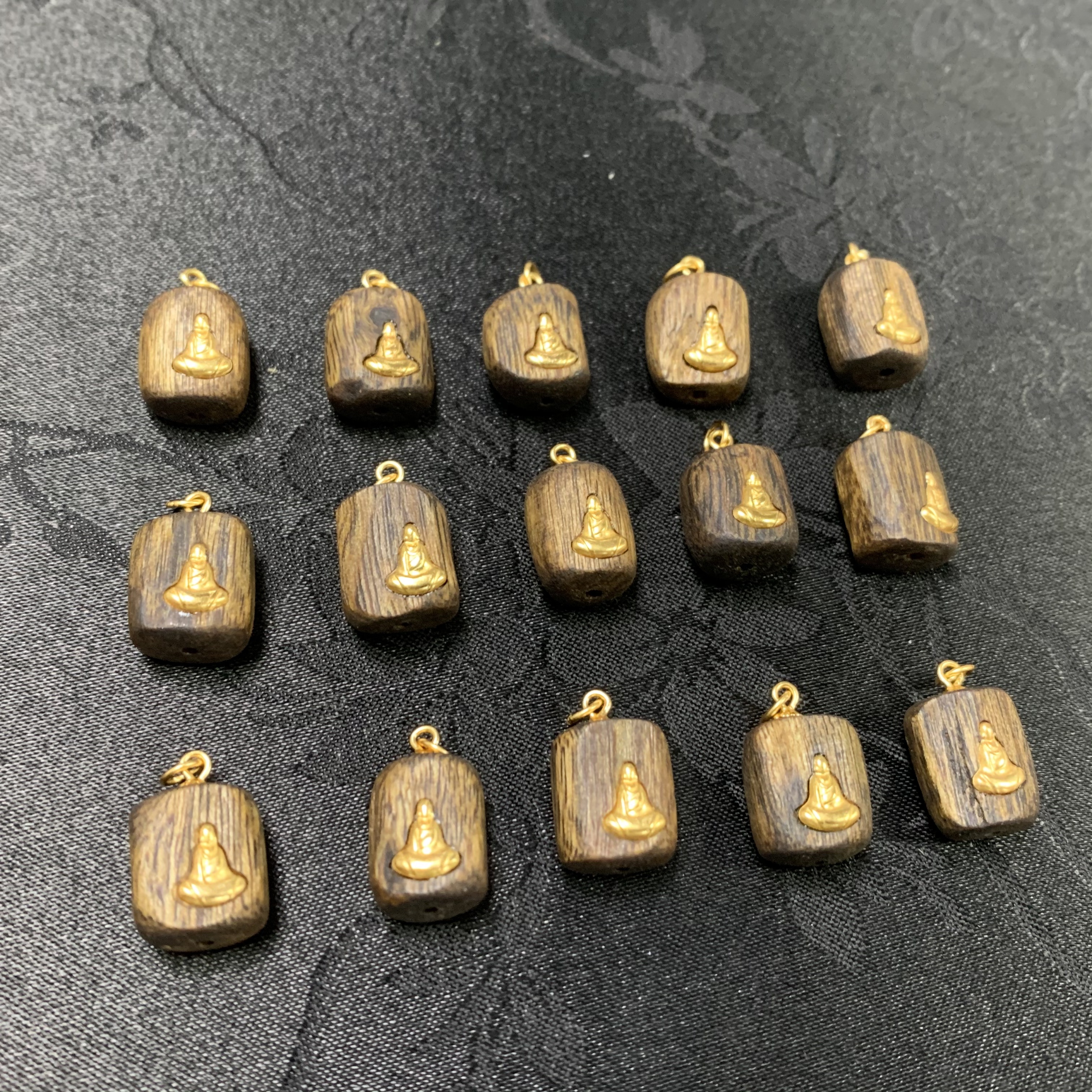 吊坠925银 「戴琴珠宝」DQ3338-银方形无相佛吊坠（多样性发其一）