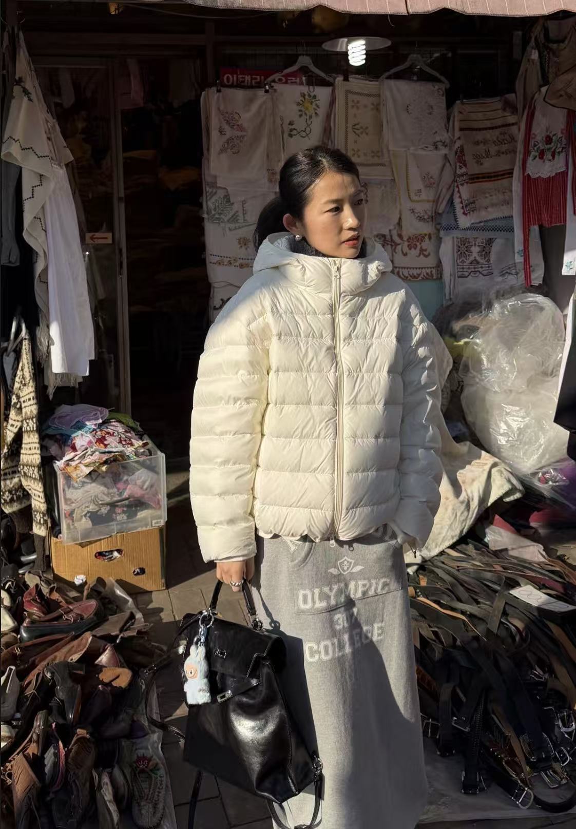 韩国东大门正品女装时尚连帽YY外套120239（NO退NO换）