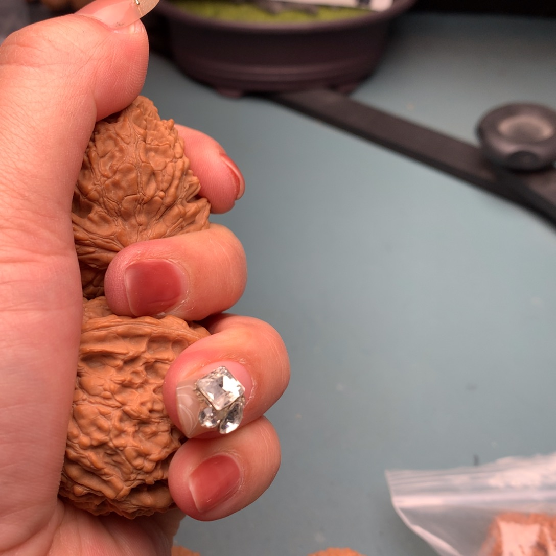 文玩核桃把件和尚头4445