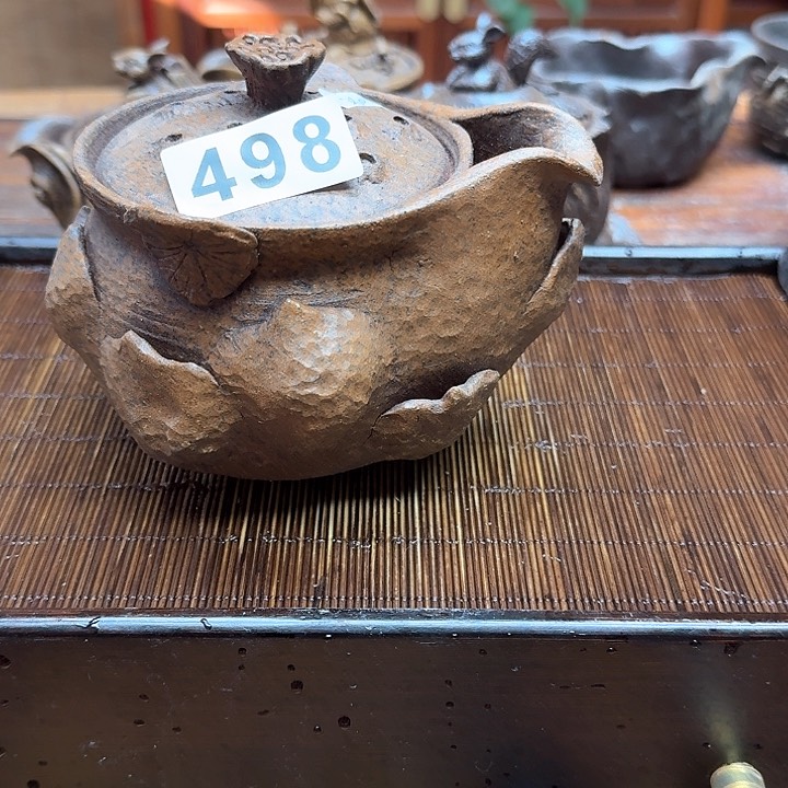 纯手工制作粗陶茶具