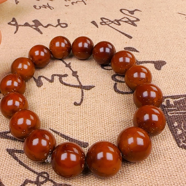 紫金鼠吊坠手串菩提子