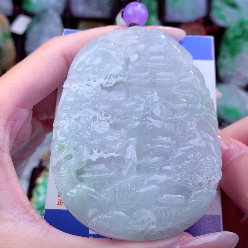 【闪购商品】翡翠颈饰未镶嵌挂件