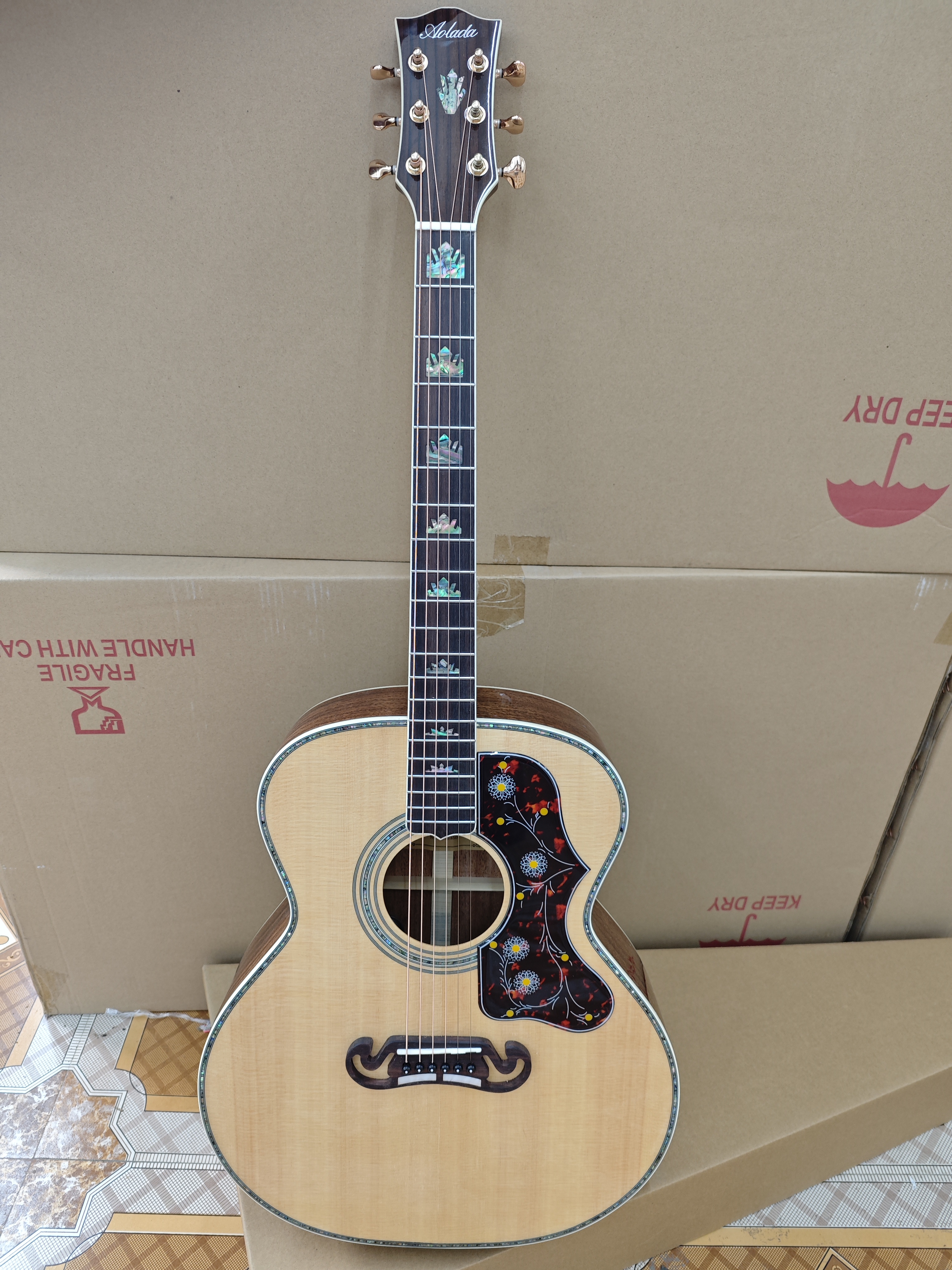 42寸大G复刻民谣全单吉他吉他张