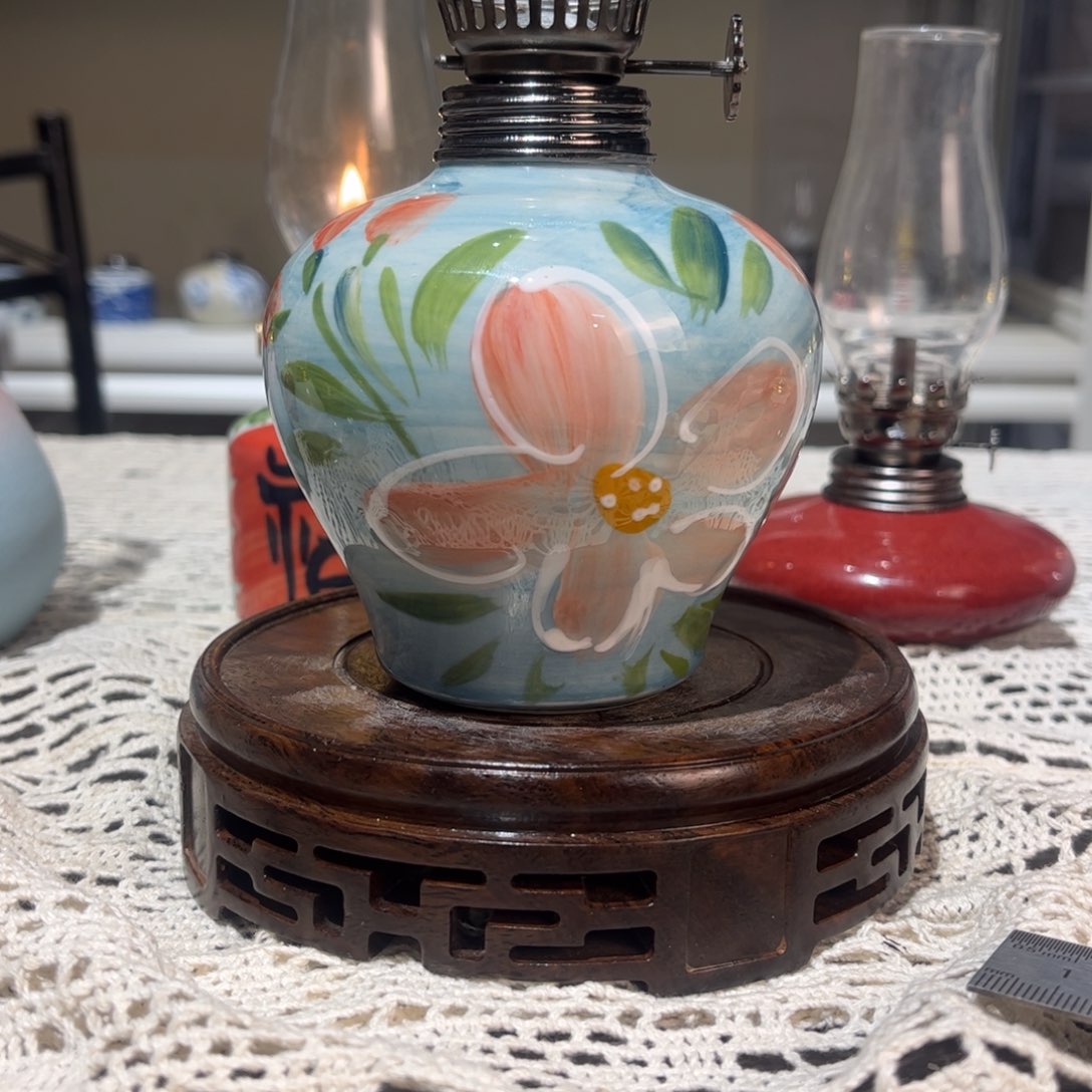 摆件景德镇陶瓷香薰灯