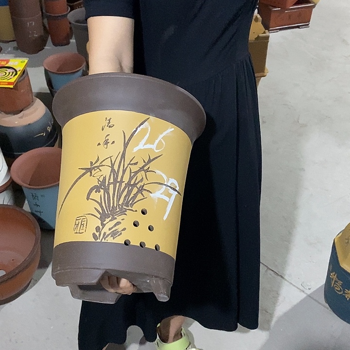 紫砂花盆紫砂花盆