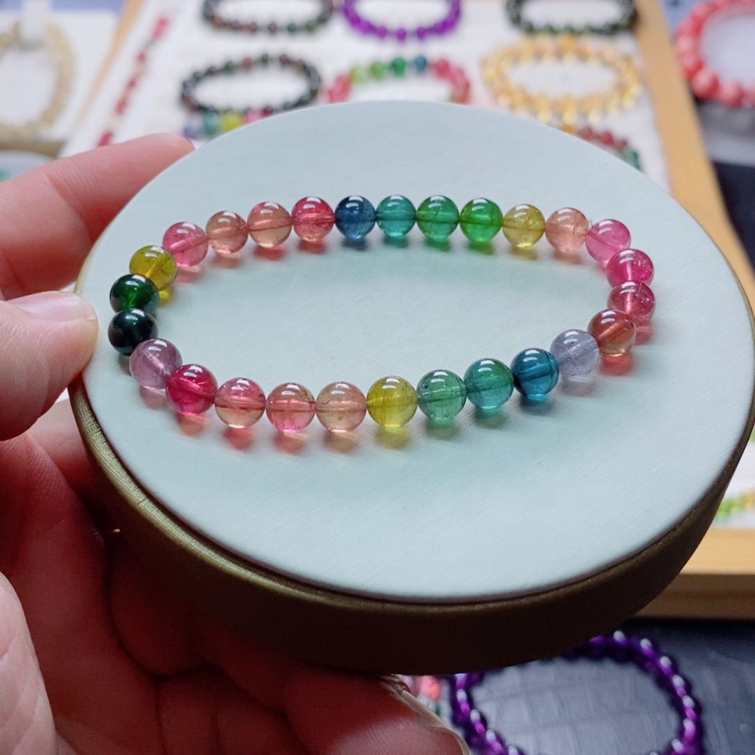 未镶嵌碧玺手链碧玺