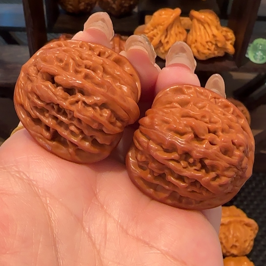 桃核吊坠四座楼35精品469