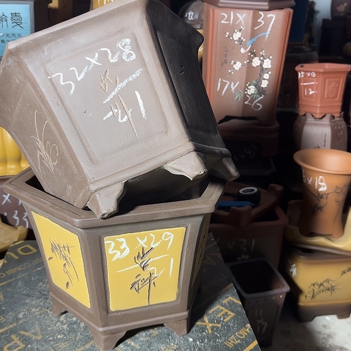 紫砂花盆紫砂花盆