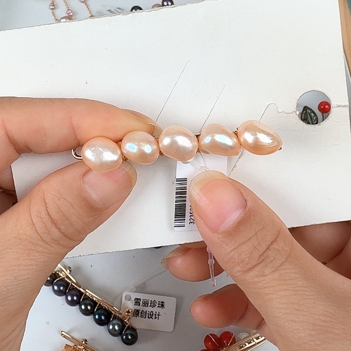 未镶嵌发饰淡水珍珠