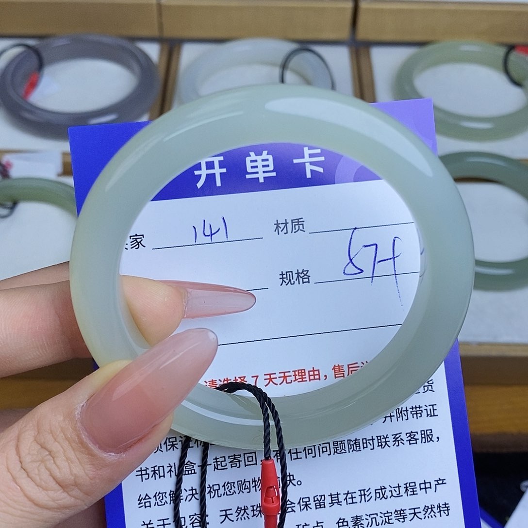 和田玉手镯未镶嵌K***oQD