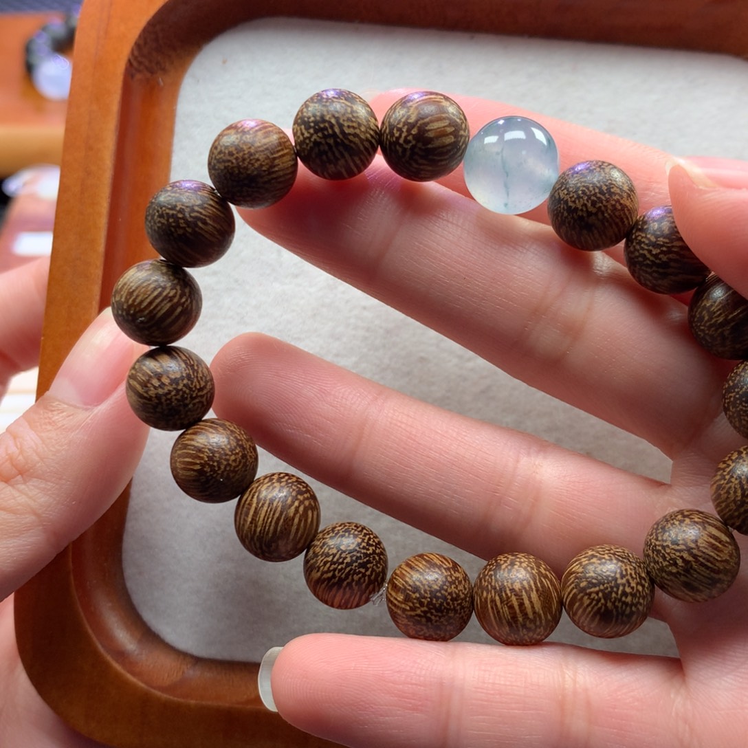 翡翠未镶嵌手链11mm