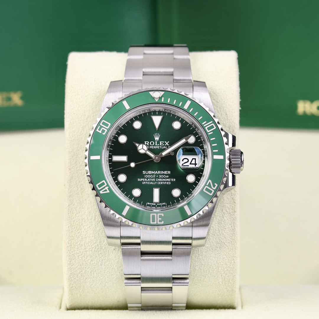 95新 Rolex/劳力士 116610 绿水鬼 2019年保卡 已经停产