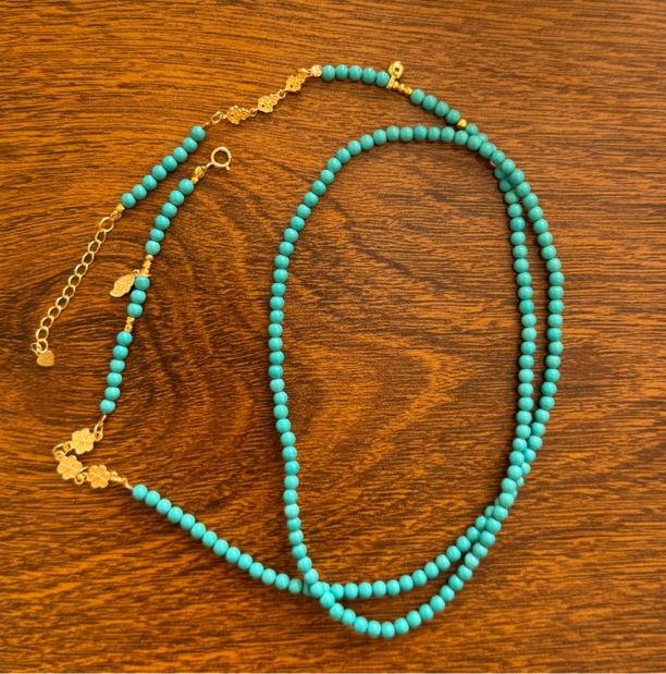 非金属珐琅项链 时尚百搭松松万能链