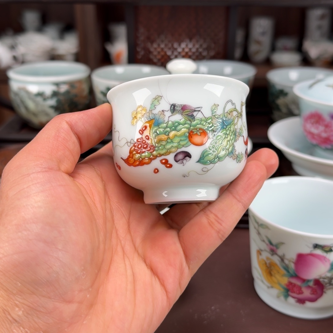 杯欧**墨景德镇陶瓷艺术家作品欣赏