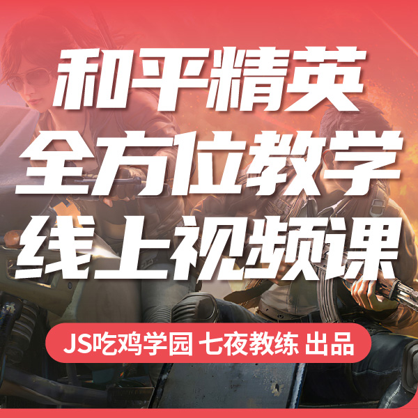 和平精英线上视频课 JS吃鸡教材 全方位教学（赠2节体验课）