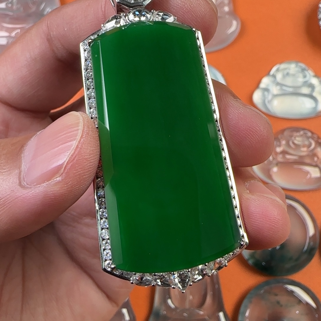 定制翡翠未镶嵌天然