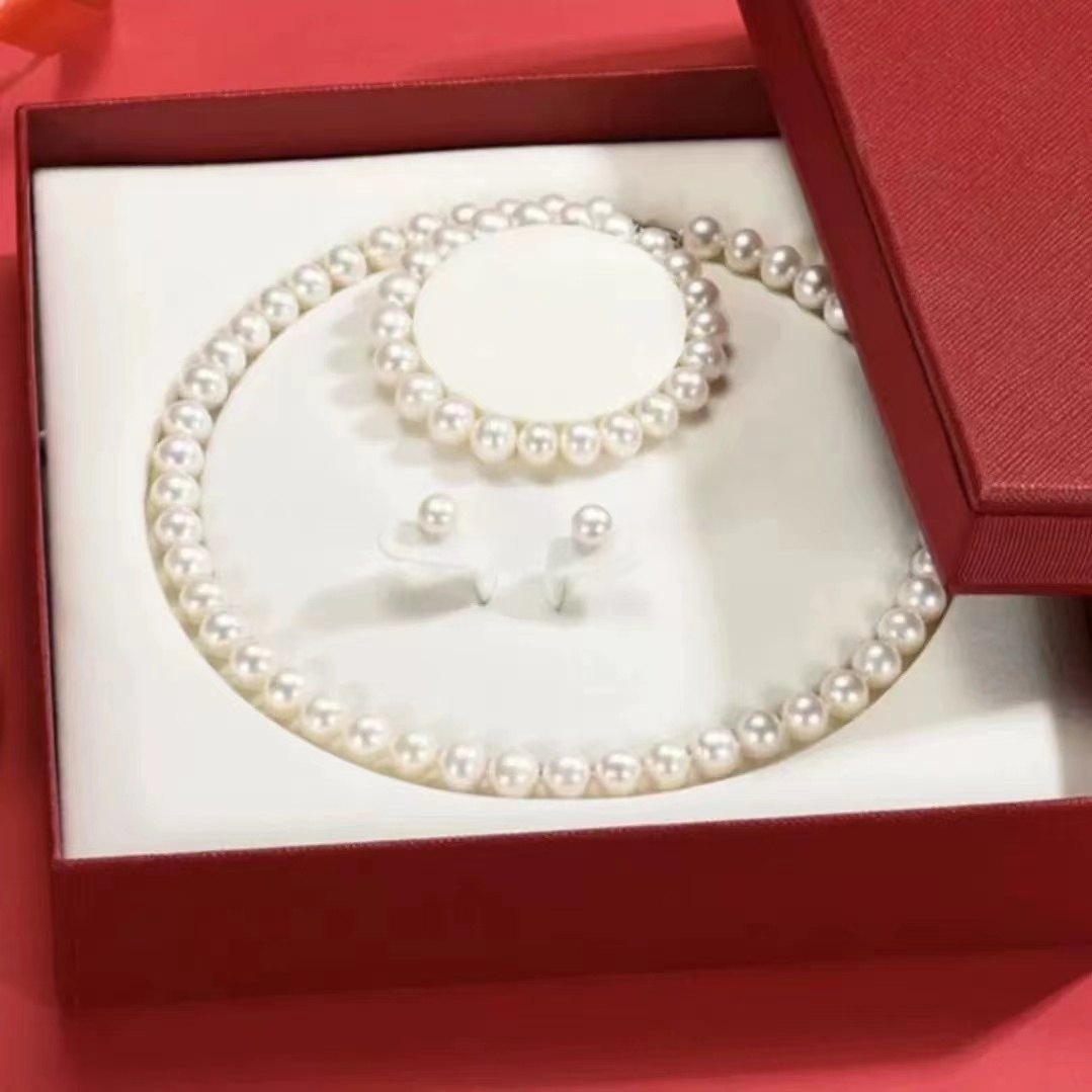 【专属】三件套极光白8mm妈妈链项链