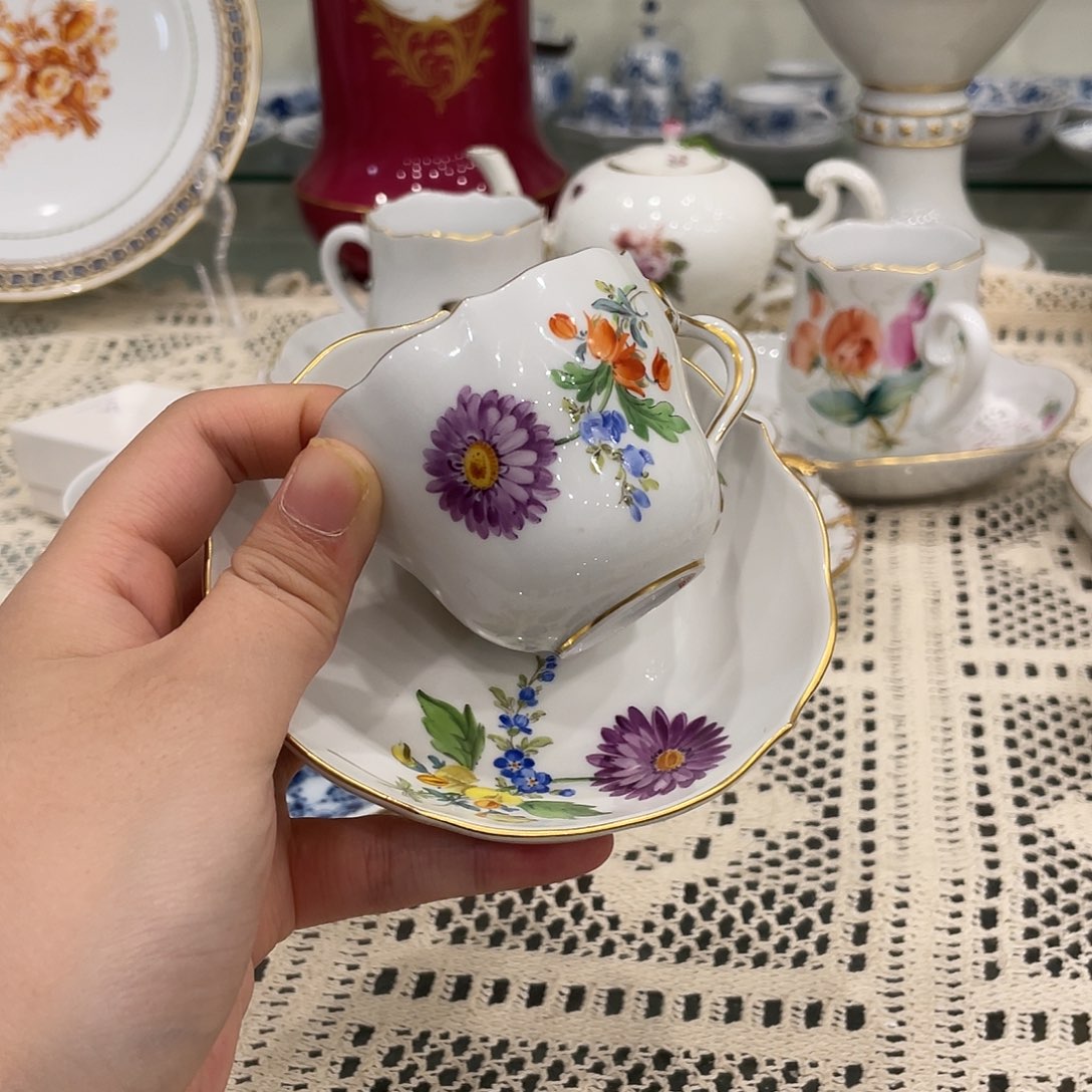 摆件中古一等摩卡杯