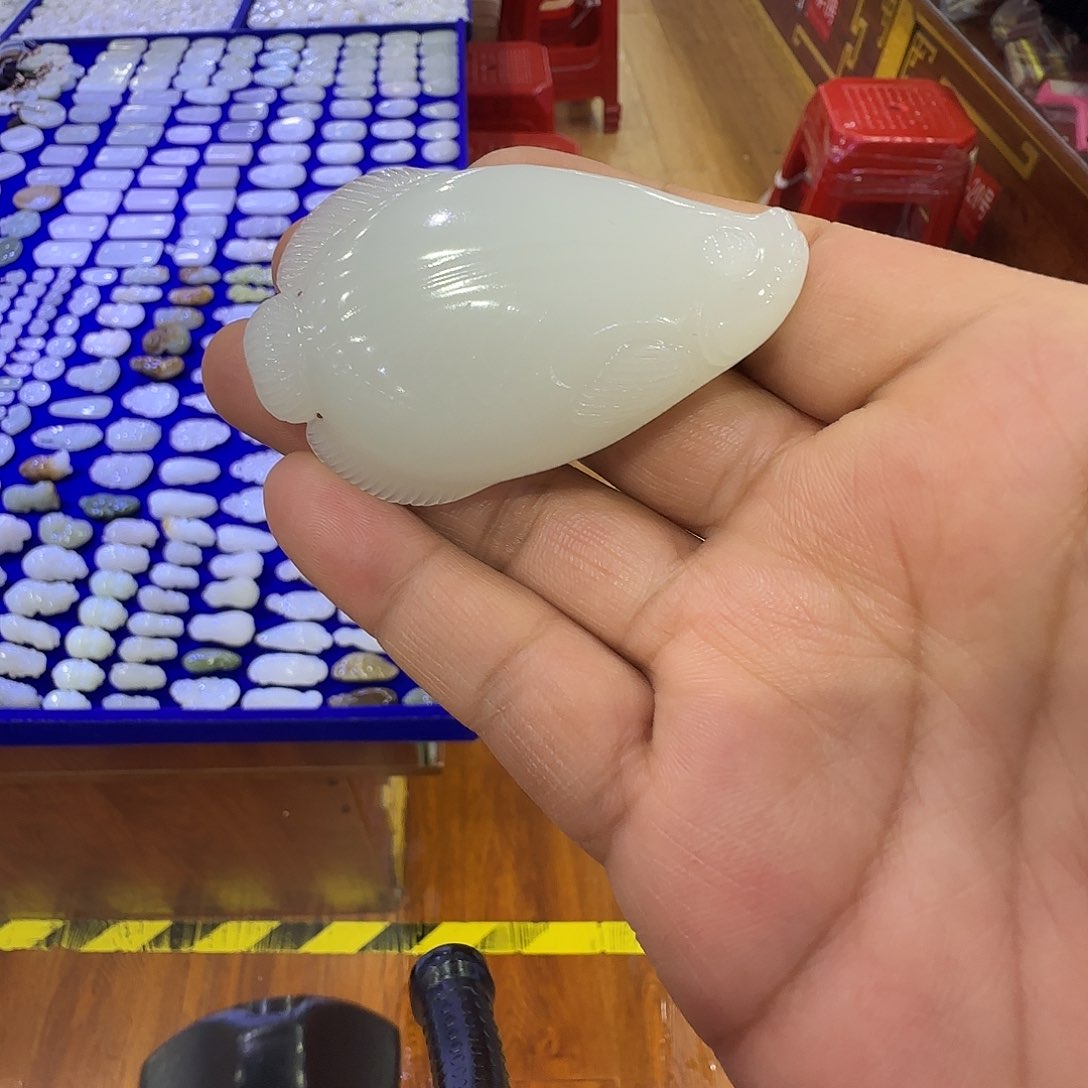 和田玉吊坠(不含链)未镶嵌