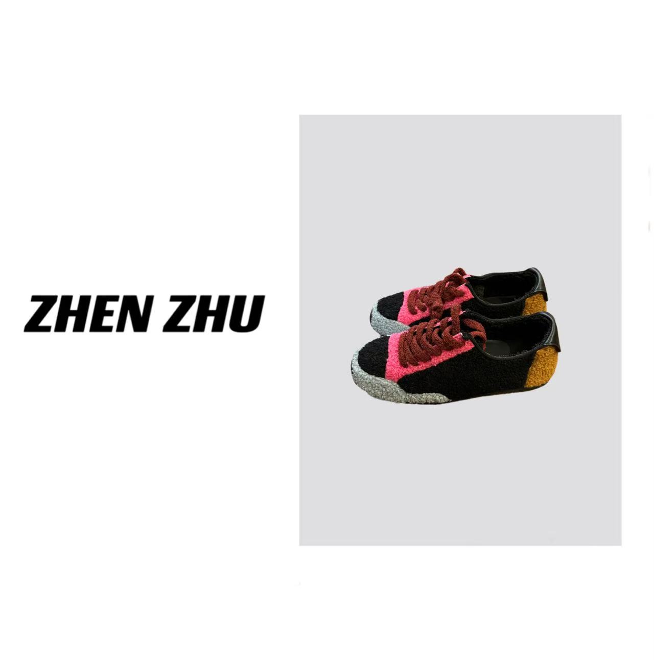 K4 潮牌百搭混色休闲德训简约小丑鞋 EK0401
