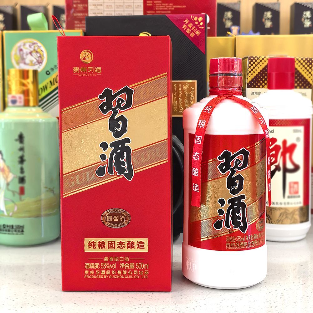 习酒圆习酒酱香型口粮白酒无损开箱53%Vol500ml
