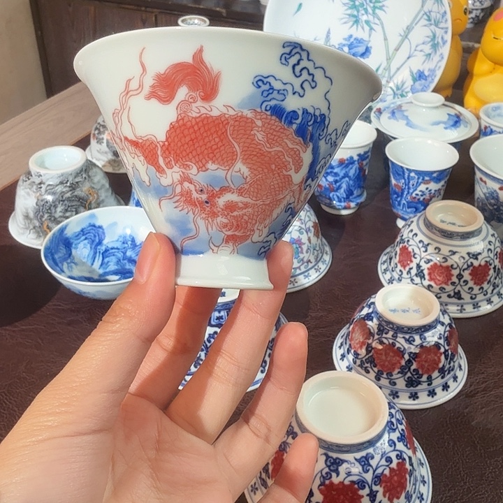 景德镇陶瓷手绘作品