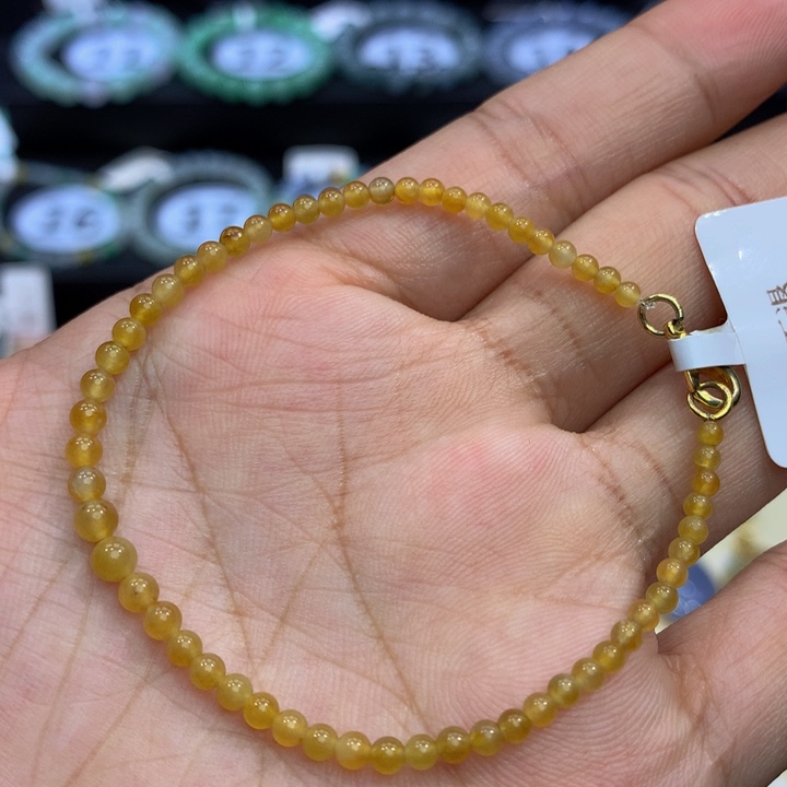 翡翠手链未镶嵌翡翠2.6-3.6