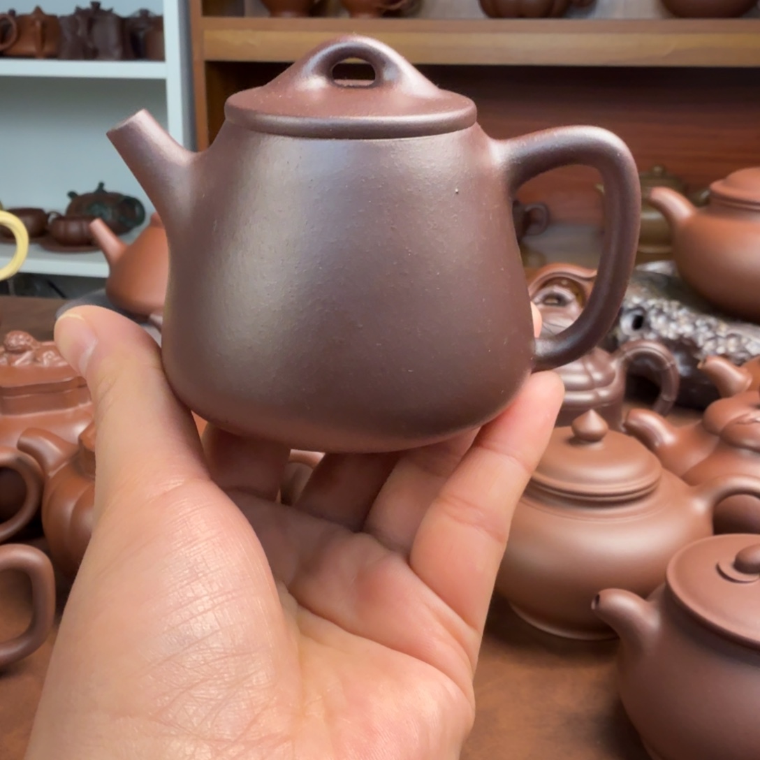 茶壶紫砂半手工高瓢容量150