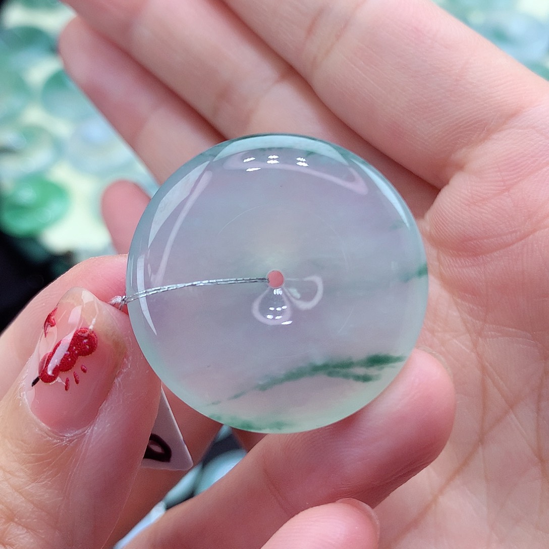 翡翠颈饰未镶嵌67翡翠29.1/5.8