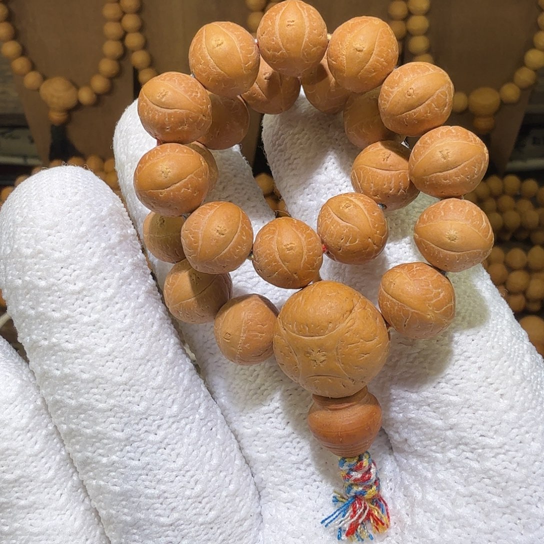1***C凤眼菩提手串S级玉华大眼11.5mm