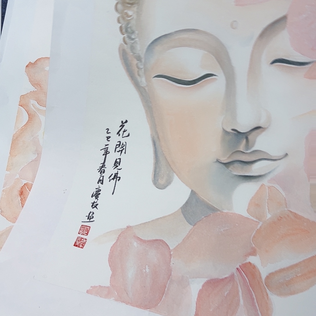 国画事事顺心如意万事如意