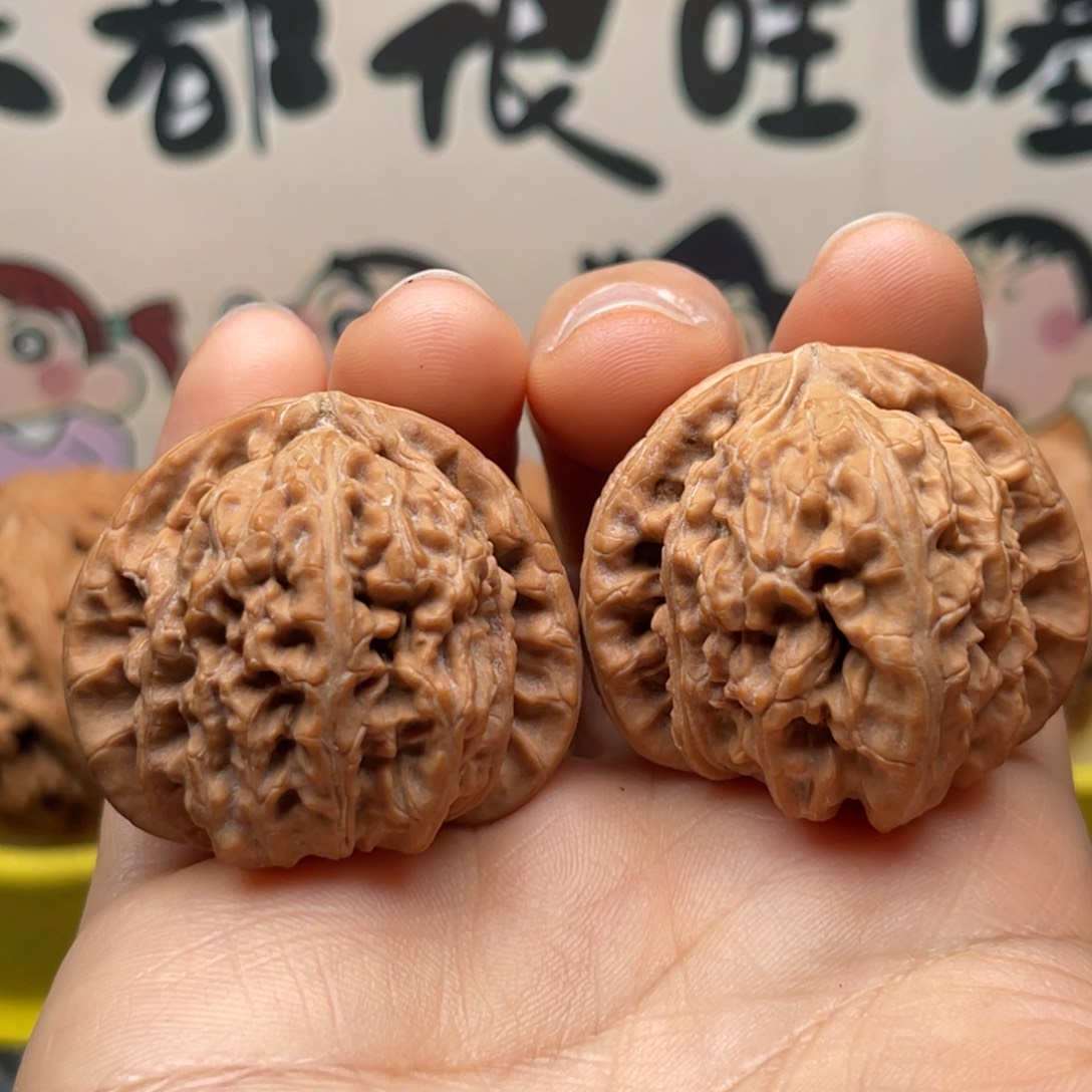 喜***4吊坠文玩核桃37白狮子