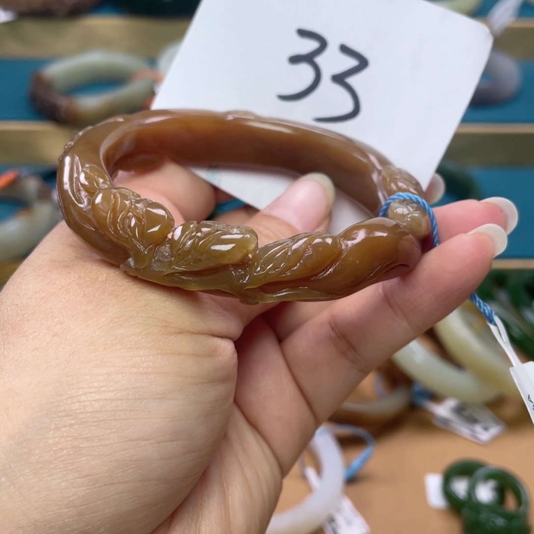 未镶嵌手镯和田玉圈口59