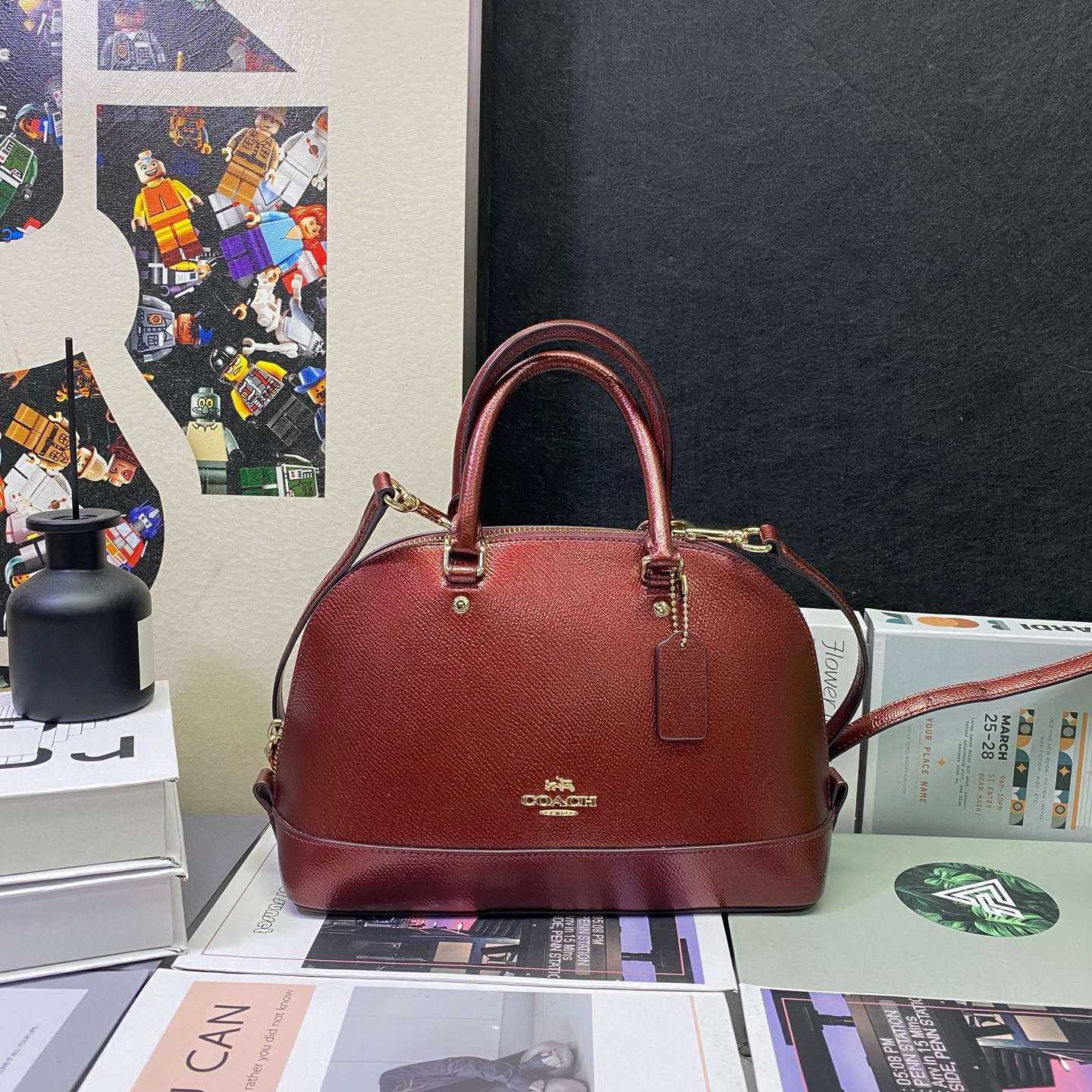 95新 COACH/蔻驰 23448斜挎包25*18