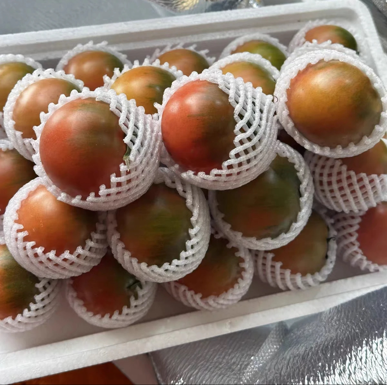 【4斤精选小果】盐碱地现摘柿子铁皮西红柿顺丰包邮生吃应季