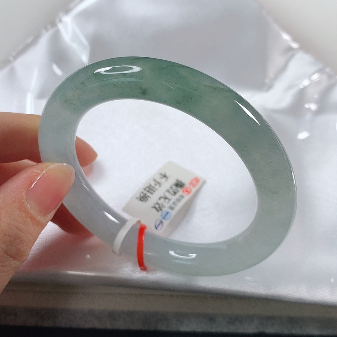 翡翠手镯未镶嵌 圆条①⑥②