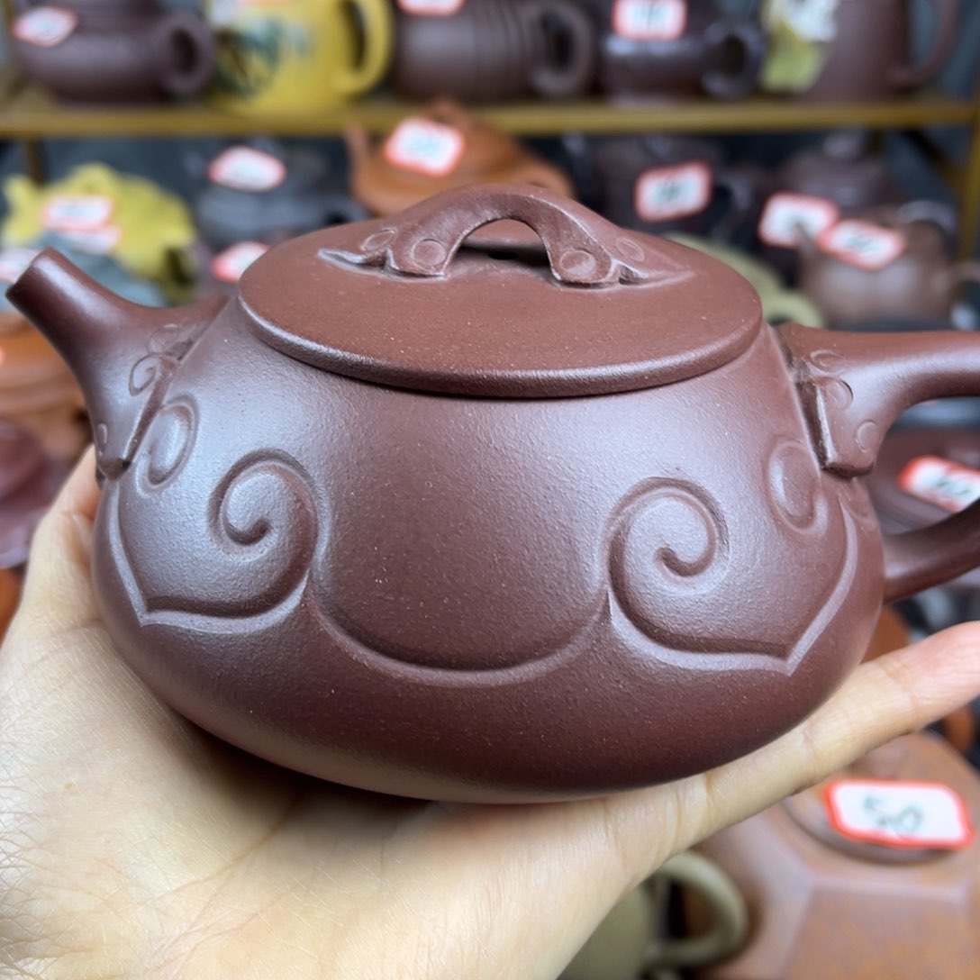 紫砂茶壶宜兴紫砂壶微瑕晃盖流口水