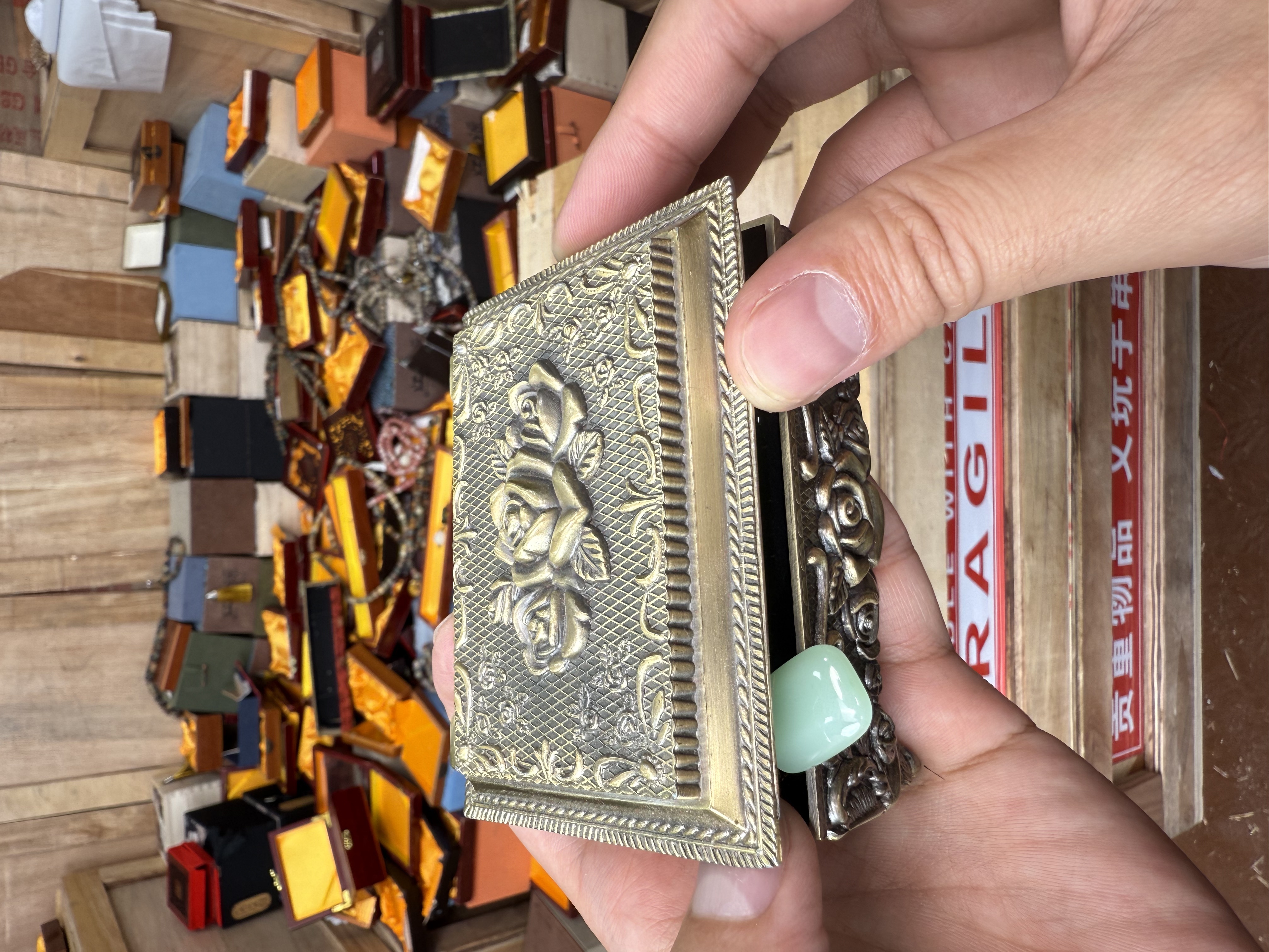 琉璃手链 S1133-1翠绿琉璃1.0单圈(无礼盒）