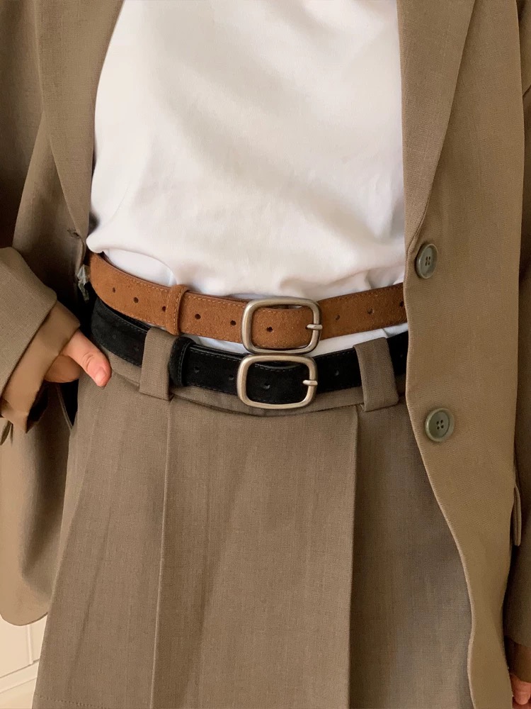 二层牛皮真皮皮带款式直播间选款 下播后禁止下单