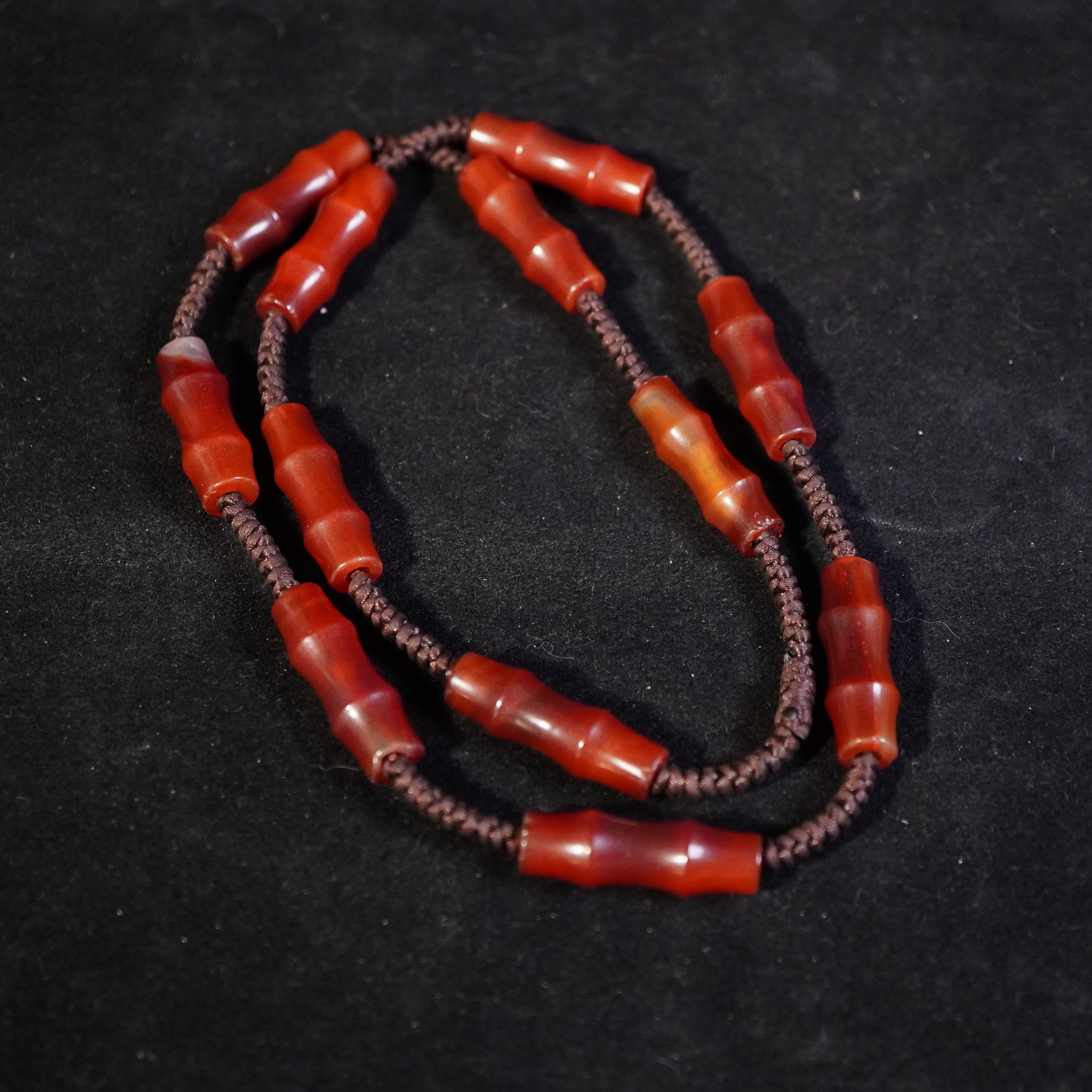 YGD53  清 玛瑙珠串