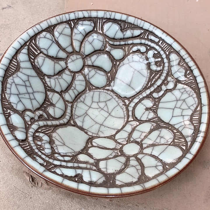 陶摆件我也好可爱的宝宝，