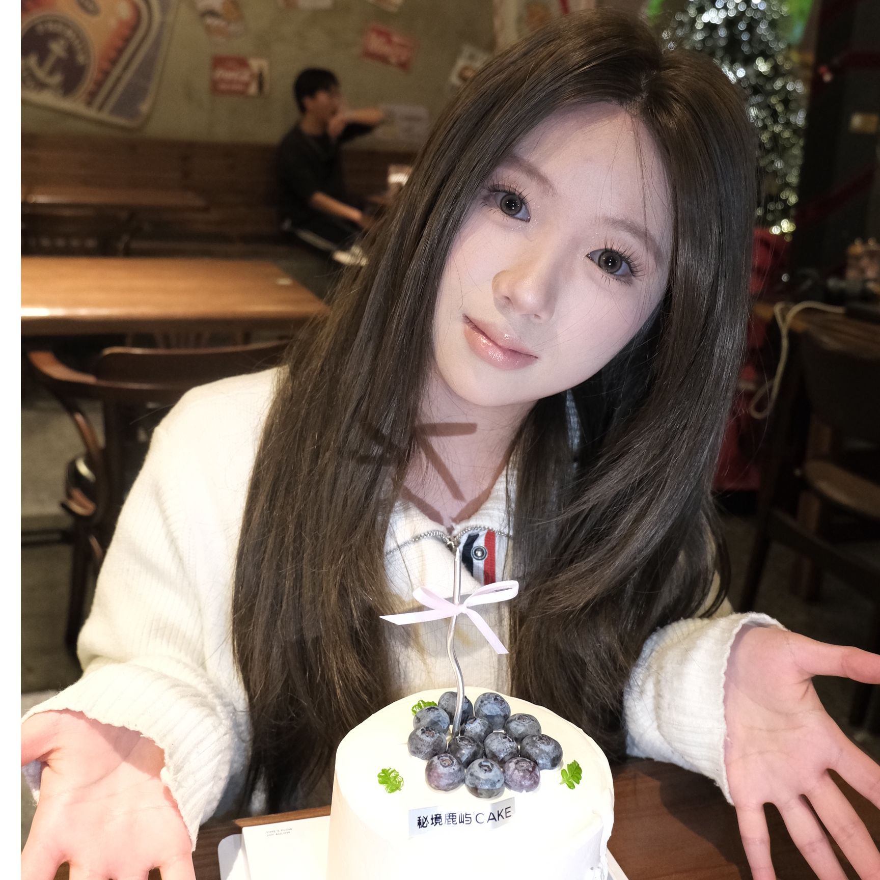 大头皮双递针工艺小额蕾丝随意分发缝榛果灰棕层次进口丝全头套款