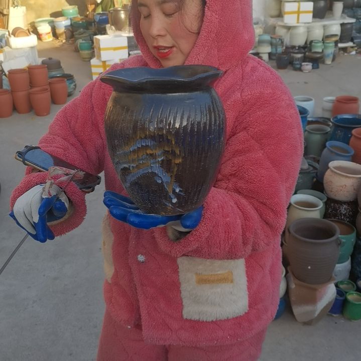 红陶口18高21瑕疵