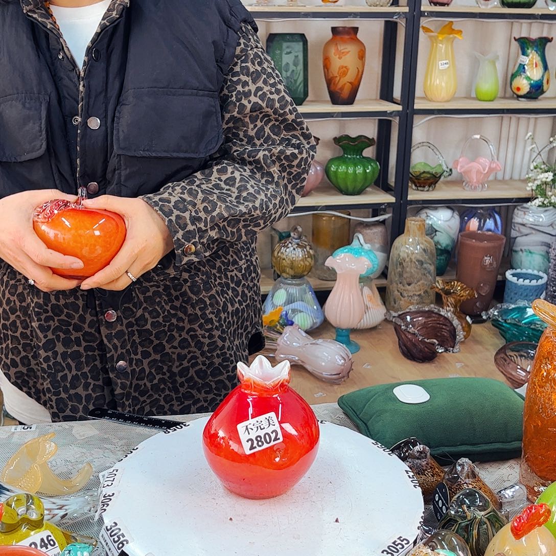 花瓶不完美家悦琉璃工艺品