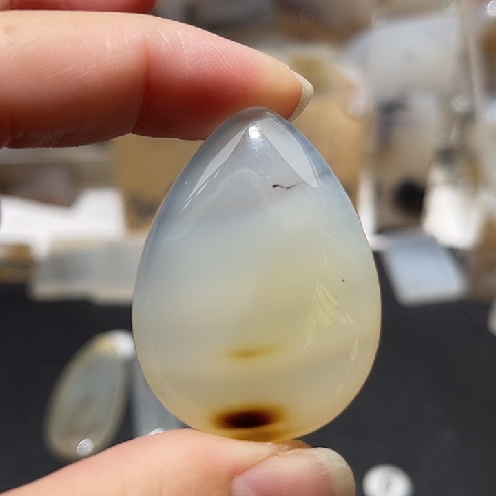 玛瑙/玉髓玉牌未镶嵌