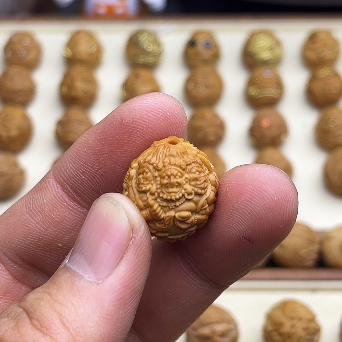 悲***去吊坠猴头核桃大黑天18