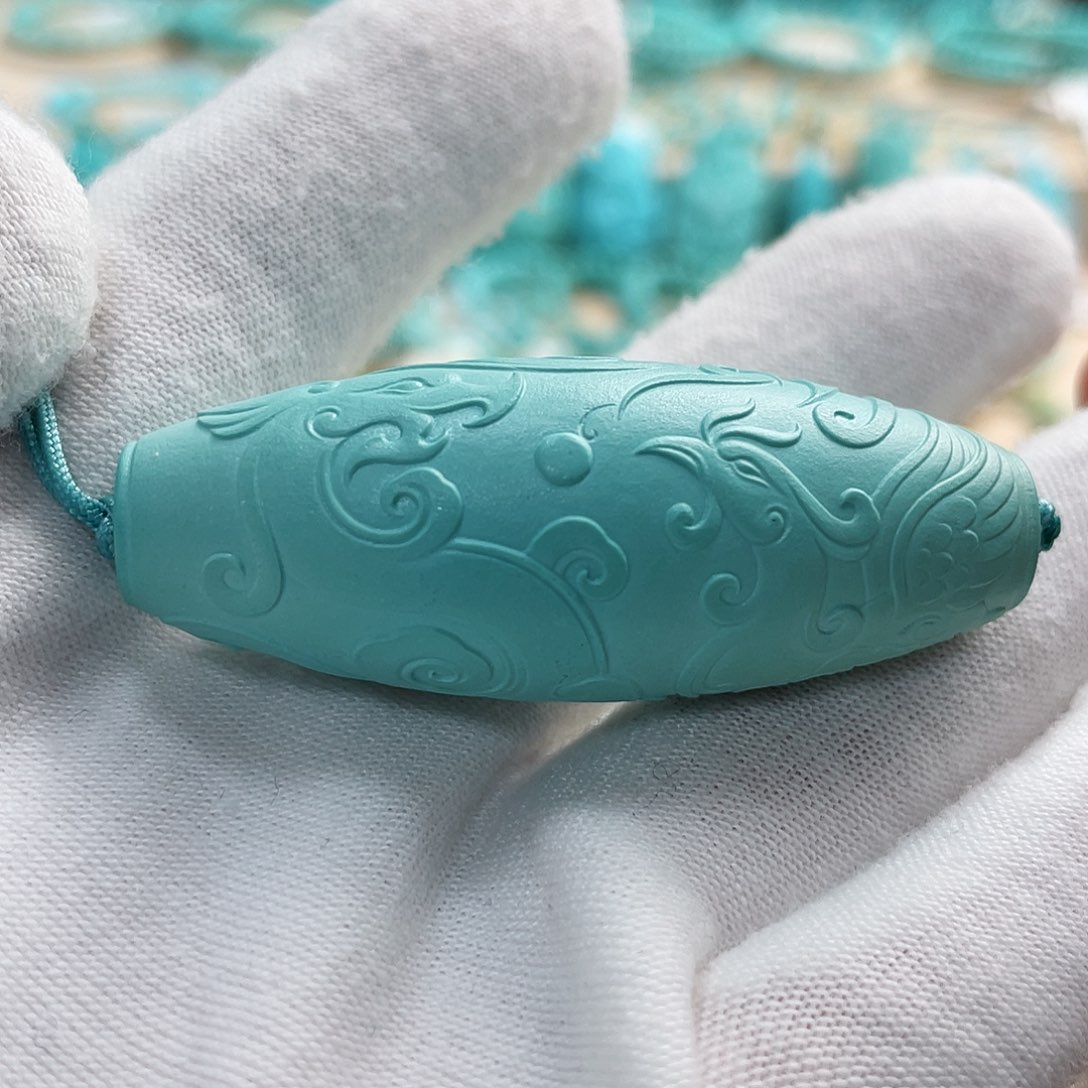 绿松石珠宝奇石未镶嵌