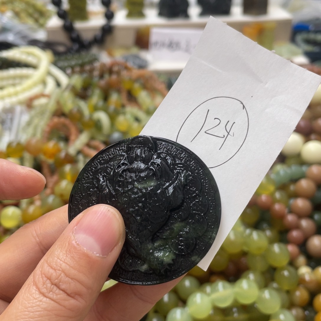 蛇纹石玉手链合金